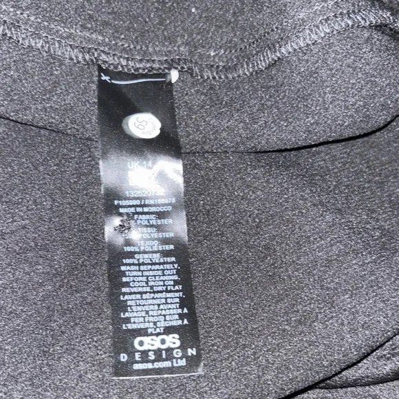 ASOS Black Long Sleeve Dress. - Picture 5 of 6